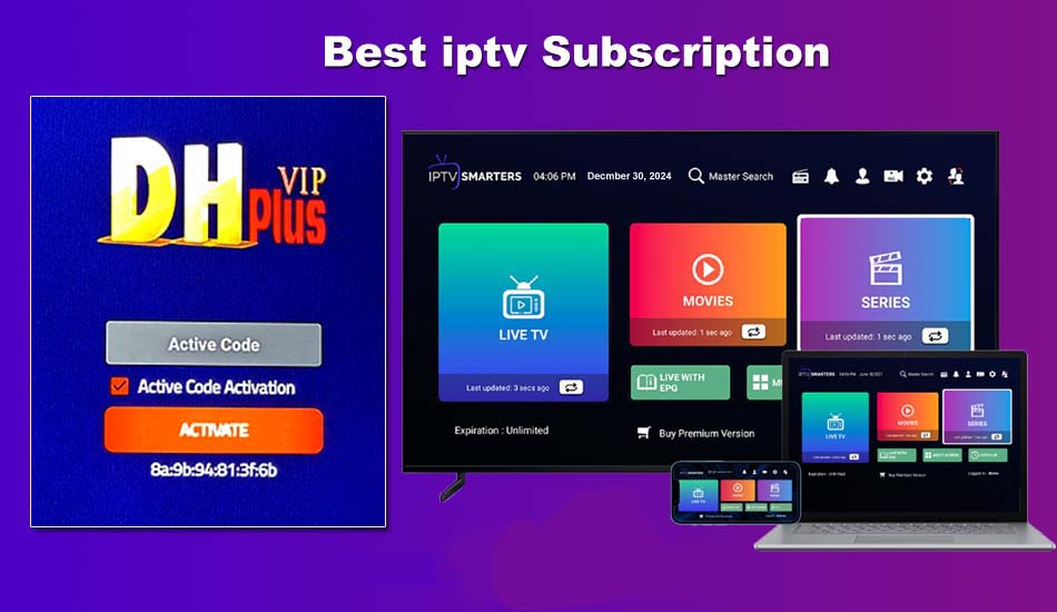DH Plus vip Premium iptv subscription